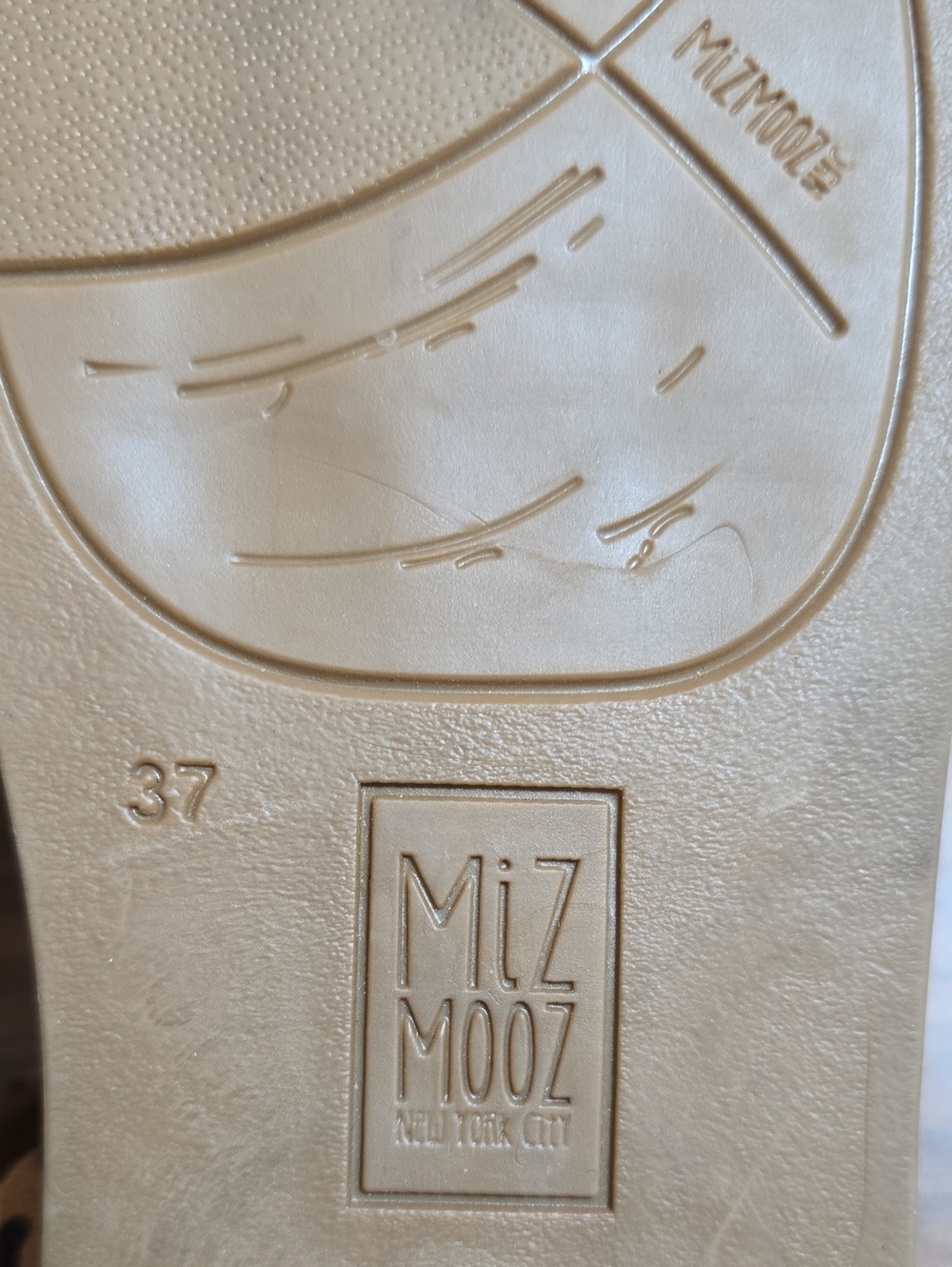 Miz Mooz Hazel Leather Adjustable Wedge Sandals - Brandy Leopard - Picture 11 of 12